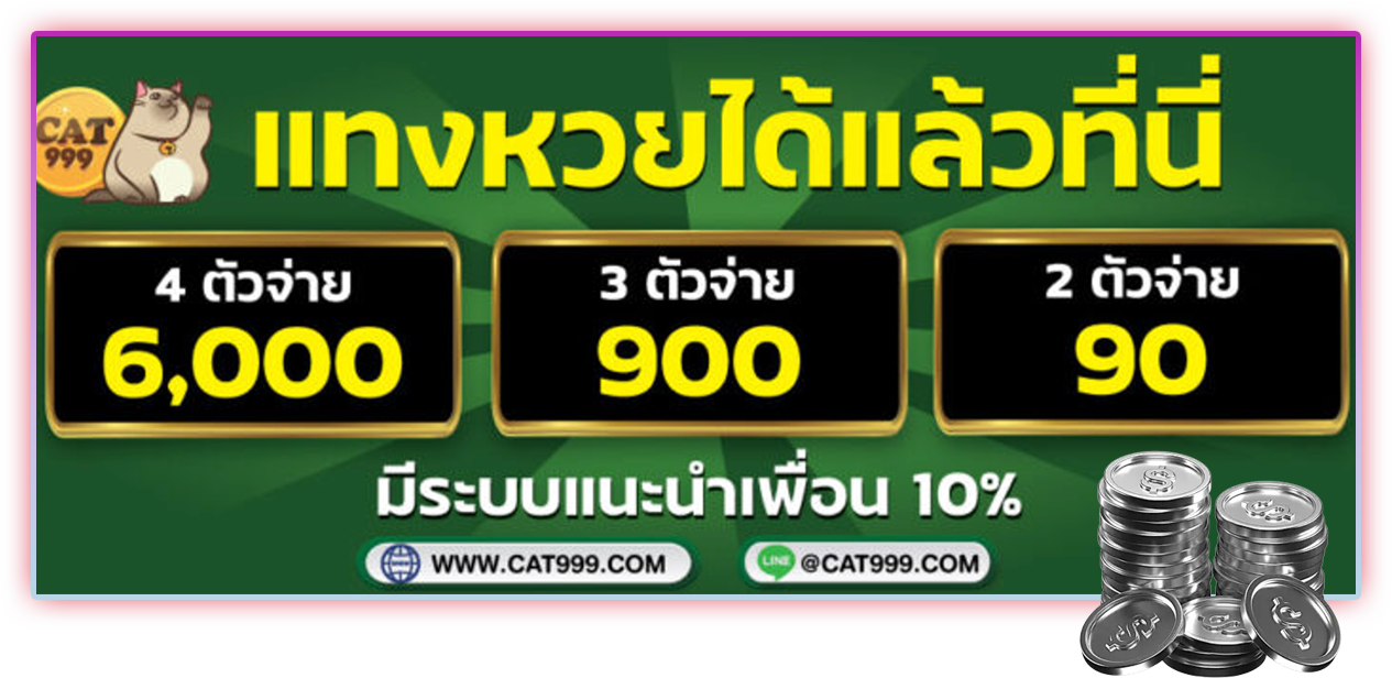 cat999 ให้ทุกเรื่องเกี่ยวกับหวยเป็นเรื่องเล็ก