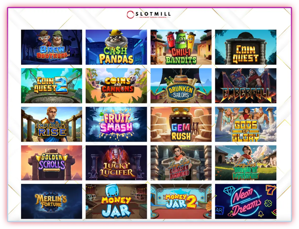 หน้าหลักเกมทั้งหมดค่าย slotmill